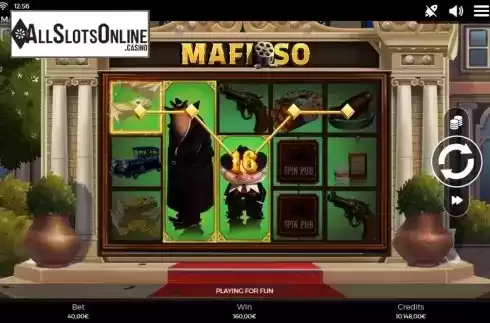 Win Screen 4. Mafioso (Spinmatic) from Spinmatic