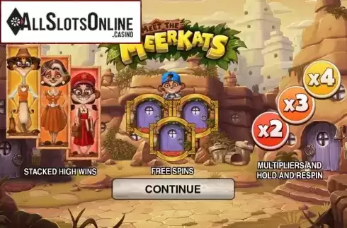 Game features. Meet the Meerkats from Push Gaming