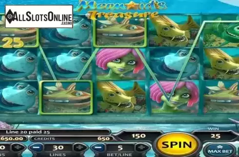 Win Screen 1. Mermaid's Treasure from Nucleus Gaming