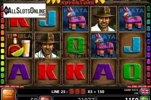 Screen3. Mexican Adventure from Casino Technology