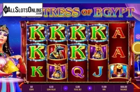 Win screen 2. Mistress of Egypt from IGT