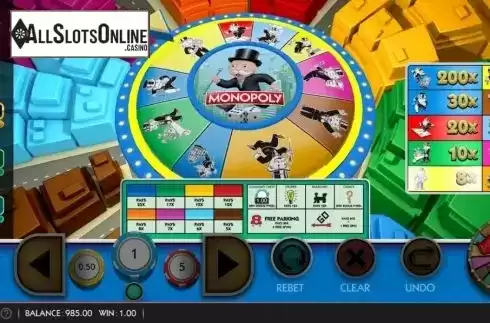 Screen5. Monopoly Big Spin from Shuffle Master