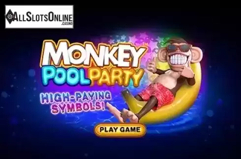 Start Screen. Monkey Pool Party from Skywind Group