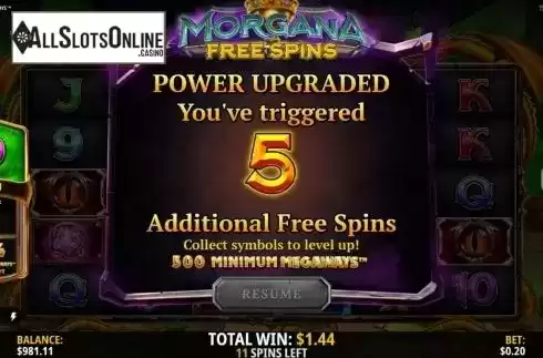 Free Spins 4. Morgana Megaways from iSoftBet
