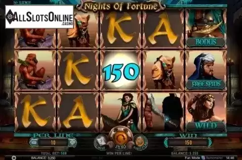 Screen9. Nights Of Fortune from Spinomenal