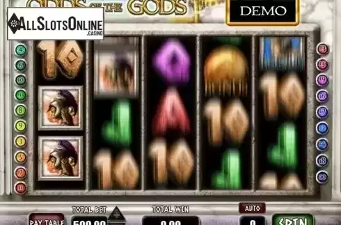 Screen6. Odds of the Gods from Mazooma