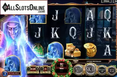 Free spins. A Christmas Carol from Betsoft