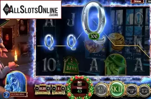 Free spins. A Christmas Carol from Betsoft