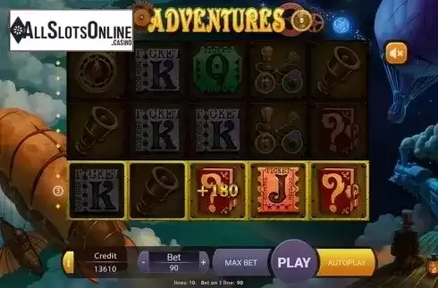 Game workflow 2. Adventures (X Play) from X Play