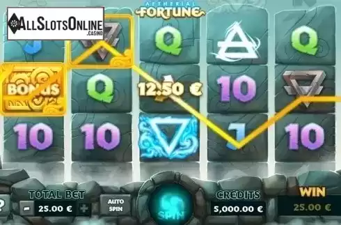 Win Screen. Aetherial Fortune from GAMING1