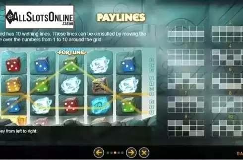 Paylines. Aetherial Fortune from GAMING1