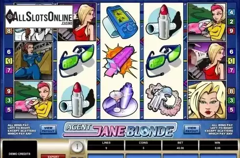 Screen3. Agent Jane Blonde from Microgaming