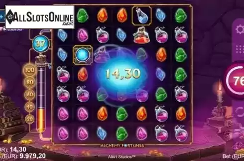 Win Screen 3. Alchemy Fortunes from All41 Studios