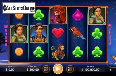 Reel Screen. Aladdin (KA Gaming) from KA Gaming
