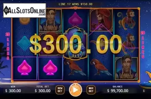 Win Screen 3. Aladdin (KA Gaming) from KA Gaming