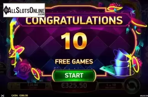 Free Spins 1. Alice in the Wild from Ruby Play