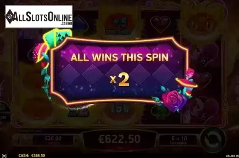 Free Spins 5. Alice in the Wild from Ruby Play