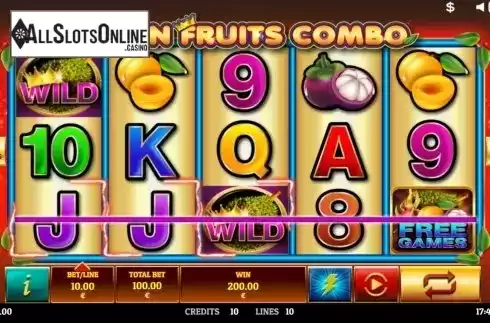 Win Screen 2. Asian Fruit Combo from Givme Games