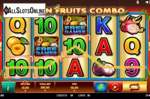 Win Screen 3. Asian Fruit Combo from Givme Games