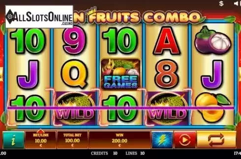 Win Screen 4. Asian Fruit Combo from Givme Games