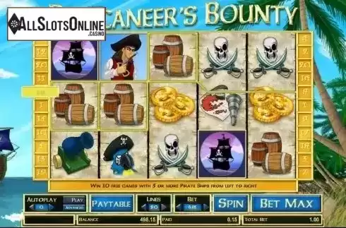 Screen5. Buccaneer's Bounty from Amaya