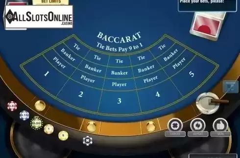 Game Screen. Baccarat (Novomatic) from Novomatic