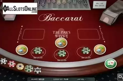 Game Screen. Baccarat (Laifacai) from Others
