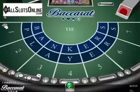 Game Screen. Baccarat (iSoftBet) from iSoftBet
