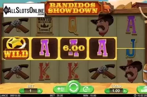 Win screen 2. Bandidos Showdown from 7mojos