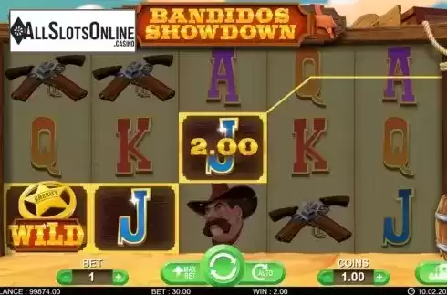 Win screen 3. Bandidos Showdown from 7mojos