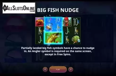 Big fish nudge screen