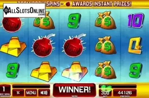 Win Screen 3. Big Heist Jackpot from Incredible Technologies