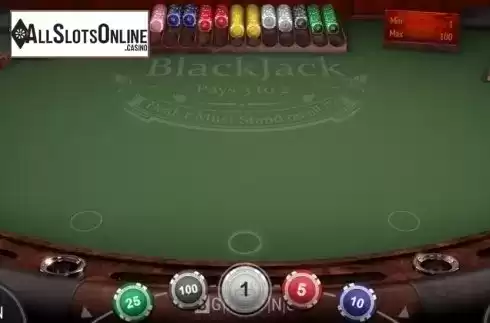 Game Screen 1. Blackjack (BGaming) from BGAMING