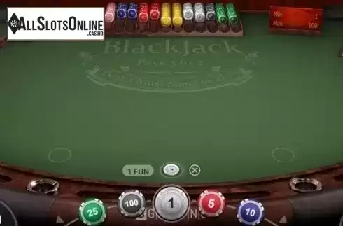 Game Screen 2. Blackjack (BGaming) from BGAMING