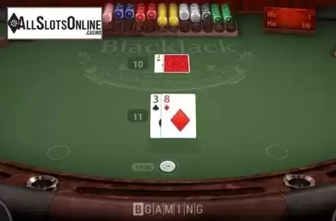 Game Screen 3. Blackjack (BGaming) from BGAMING