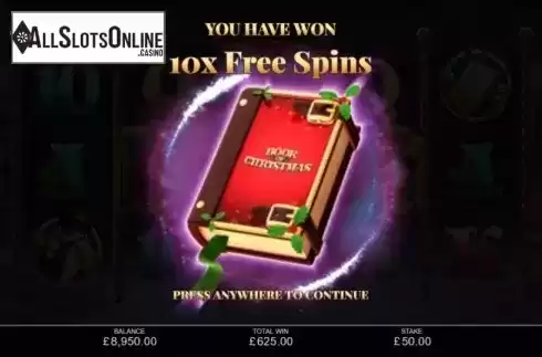 Free Spins 1. Book of Christmas from Inspired Gaming