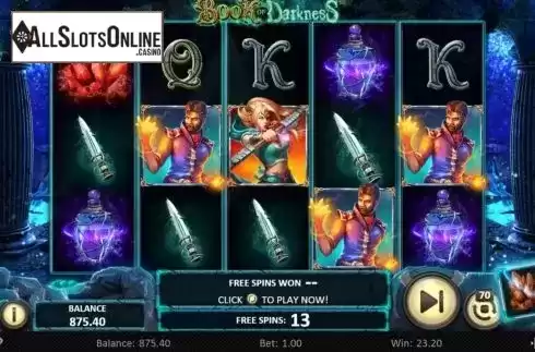 Free Spins 2. Book of Darkness from Betsoft