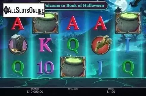 Reel Screen. Book of Halloween from Inspired Gaming