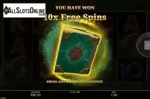 Free Spins 1. Book of the Irish from Inspired Gaming