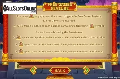 Free Games feature screen. Cai Shen Dao PLUS from Dream Tech
