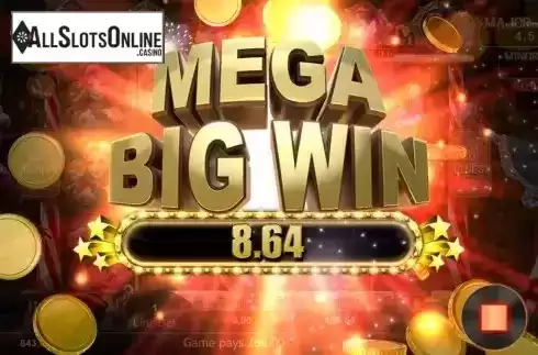 Mega Big Win Screen