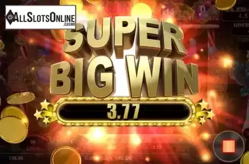 Super Big Win Screen