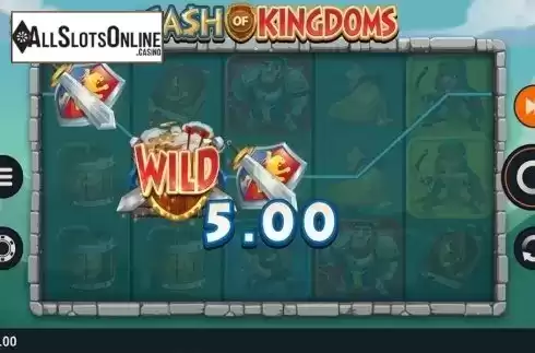 Wild win screen 2. Cash of Kingdoms from Slingshot Studios