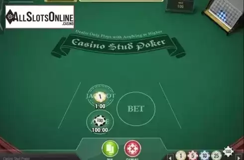Game Screen 1. Casino Stud Poker (Play'n Go) from Play'n Go
