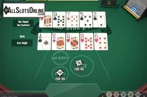 Win Screen. Casino Stud Poker (Play'n Go) from Play'n Go