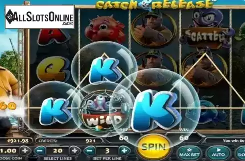 Win Screen 1. Catch and Release from Nucleus Gaming