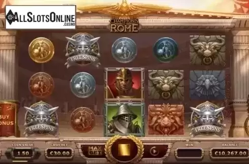 Free Spins. Champions of Rome from Yggdrasil