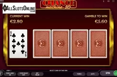Gamble. Chance Machine 20 from Endorphina