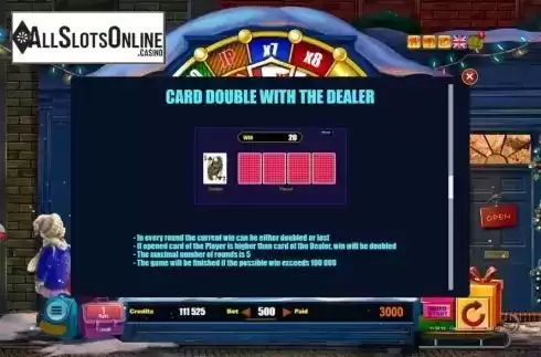 Card Double Game screen