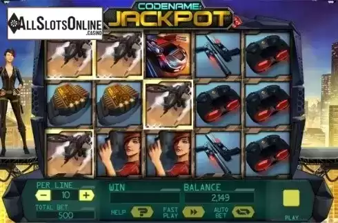 Screen 5. Code Name: Jackpot from Spinomenal
